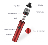 Kit GTX GO 40 Vaporesso Negru Kit GTX GO 40 Vaporesso Negru