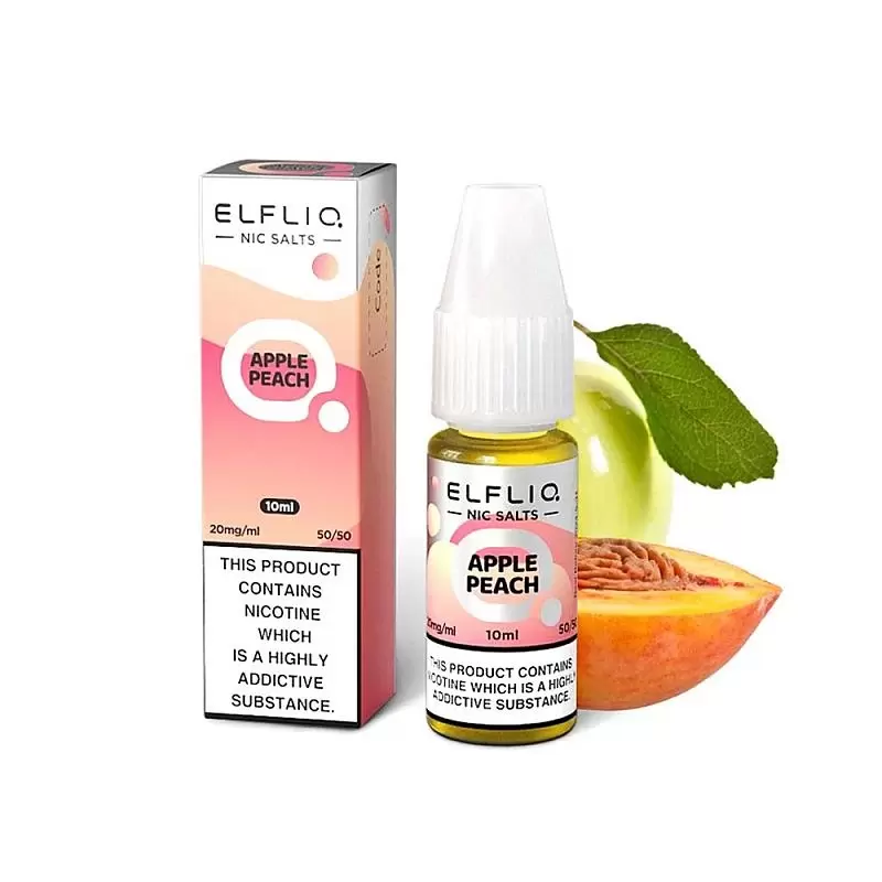 Lichid ELF BAR ElfLiq Salt 10ml 20mg - Apple Peach Lichid ELF BAR ElfLiq Salt 10ml 20mg - Apple Peach