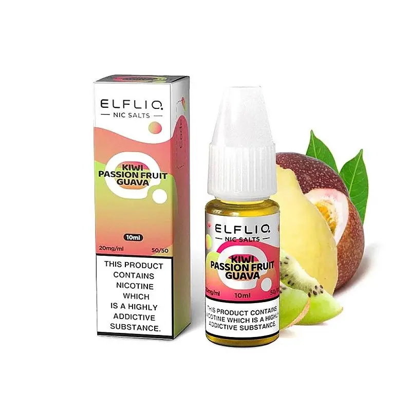 Lichid ELF BAR ElfLiq Salt 10ml 20mg - Kiwi Passion Fruit Guava Lichid ELF BAR ElfLiq Salt 10ml 20mg - Kiwi Passion Fruit Guava