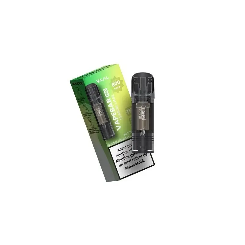 Cartus Vapebar PRO 800 - Lemon Lime Cartus Vapebar PRO 800 - Lemon Lime