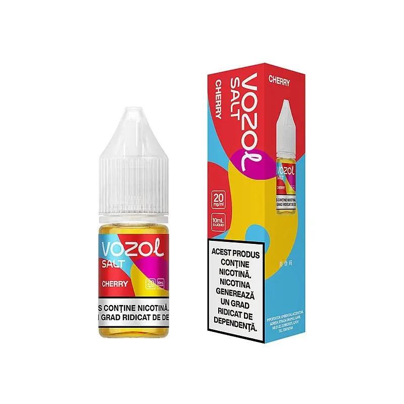 Lichid Vozol Salt 20mg 10ml - Cherry Lichid Vozol Salt 20mg 10ml - Cherry