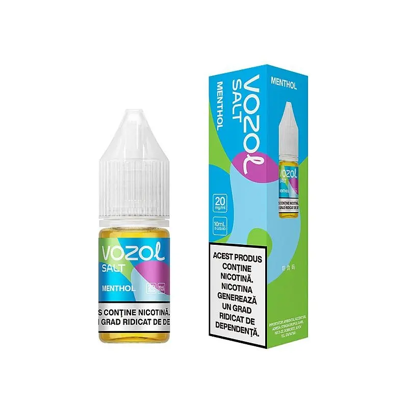 Lichid Vozol Salt 20mg 10ml - Menthol Lichid Vozol Salt 20mg 10ml - Menthol