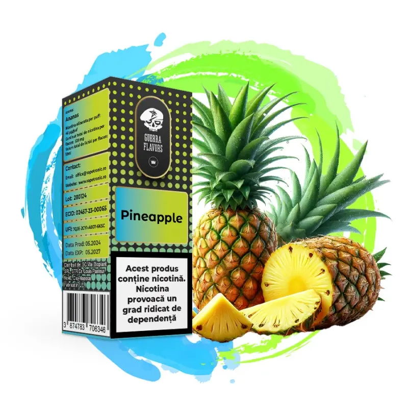 Lichid GuerraLiq 10 ml - PINEAPPLE Lichid GuerraLiq 10 ml - PINEAPPLE