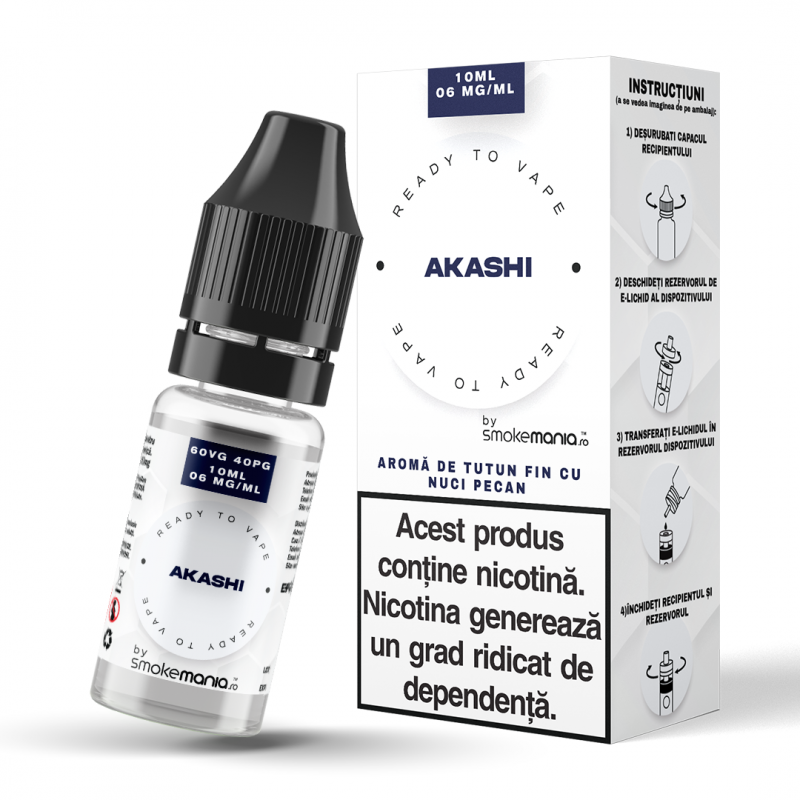 Lichid SmokeMania 10ml - Akashi 06mg