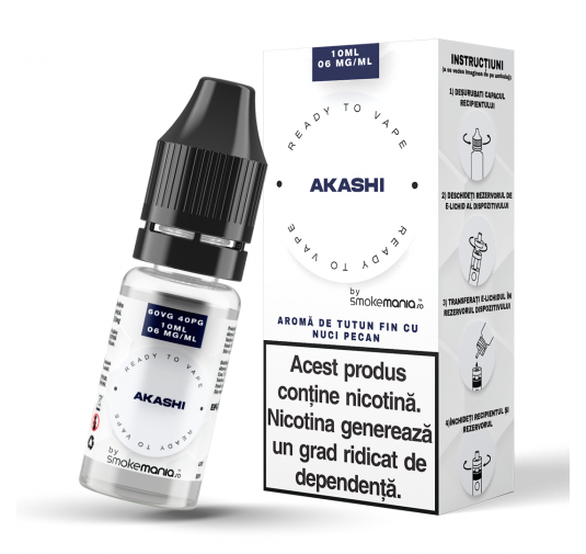 Lichid SmokeMania 10ml - Akashi 06mg