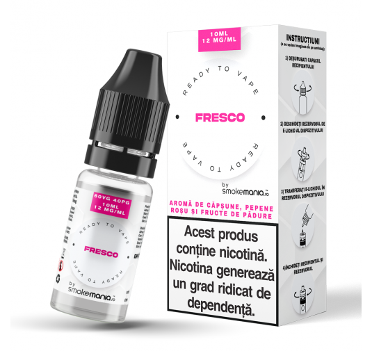 Lichid SmokeMania 10ml - Fresco 12mg