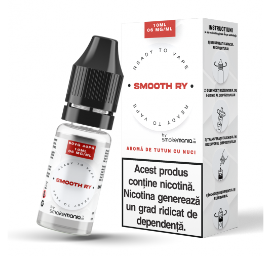 Lichid SmokeMania 10ml - Smooth RY 06mg