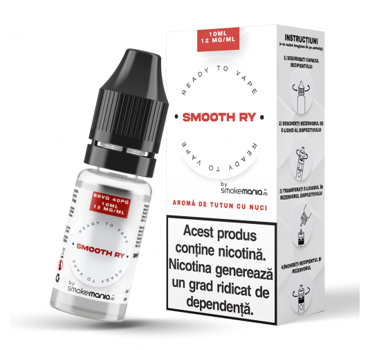 Lichid SmokeMania 10ml - Smooth RY 12mg