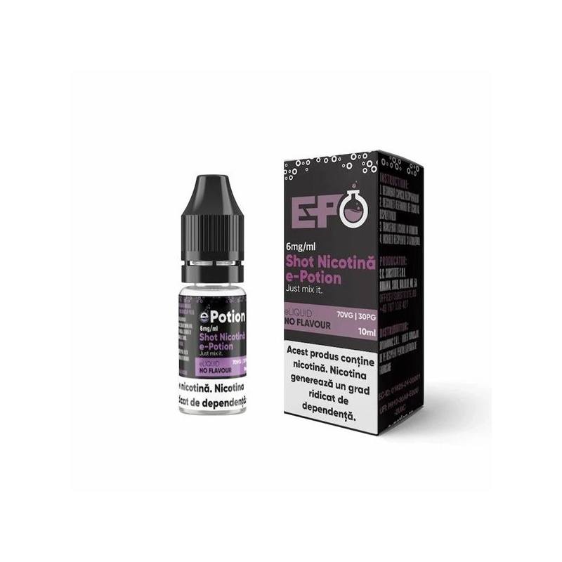 Shot Nicotina e-Potion 10ml - 6mg - 70VG-30PG Shot Nicotina e-Potion 10ml - 6mg - 70VG-30PG