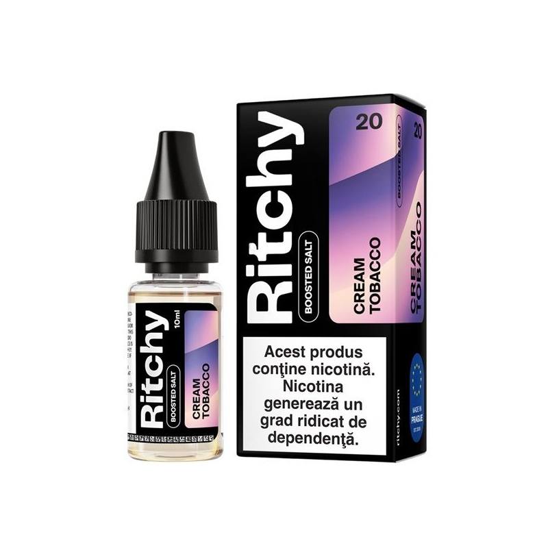 Lichid Ritchy Salt 10ml - Cream Tobacco Lichid Ritchy Salt 10ml - Cream Tobacco