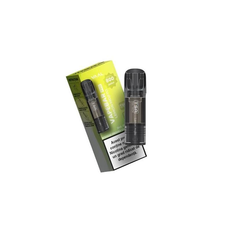 Cartus Vapebar PRO 800 pufuri 20mg - Lemon Mojito Cartus Vapebar PRO 800 pufuri 20mg - Lemon Mojito