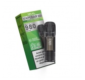 Cartus Vapebar PRO 980 pufuri 20mg - Double Apple Cartus Vapebar PRO 980 pufuri 20mg - Double Apple