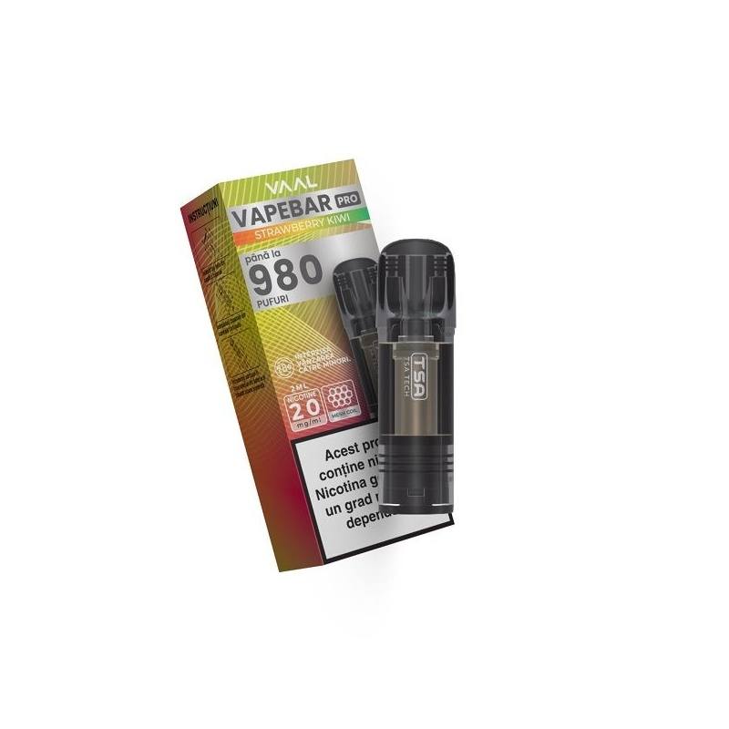 Cartus Vapebar PRO 980 pufuri 20mg - Strawberry Kiwi Cartus Vapebar PRO 980 pufuri 20mg - Strawberry Kiwi