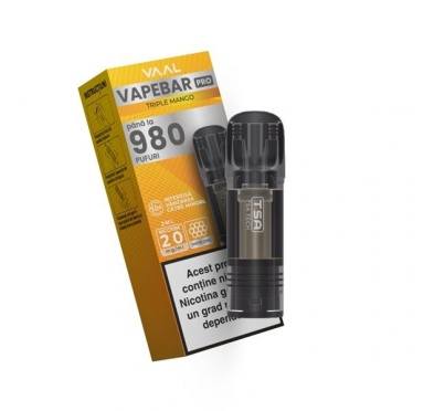 Cartus Vapebar PRO 980 pufuri 20mg - Triple Mango
