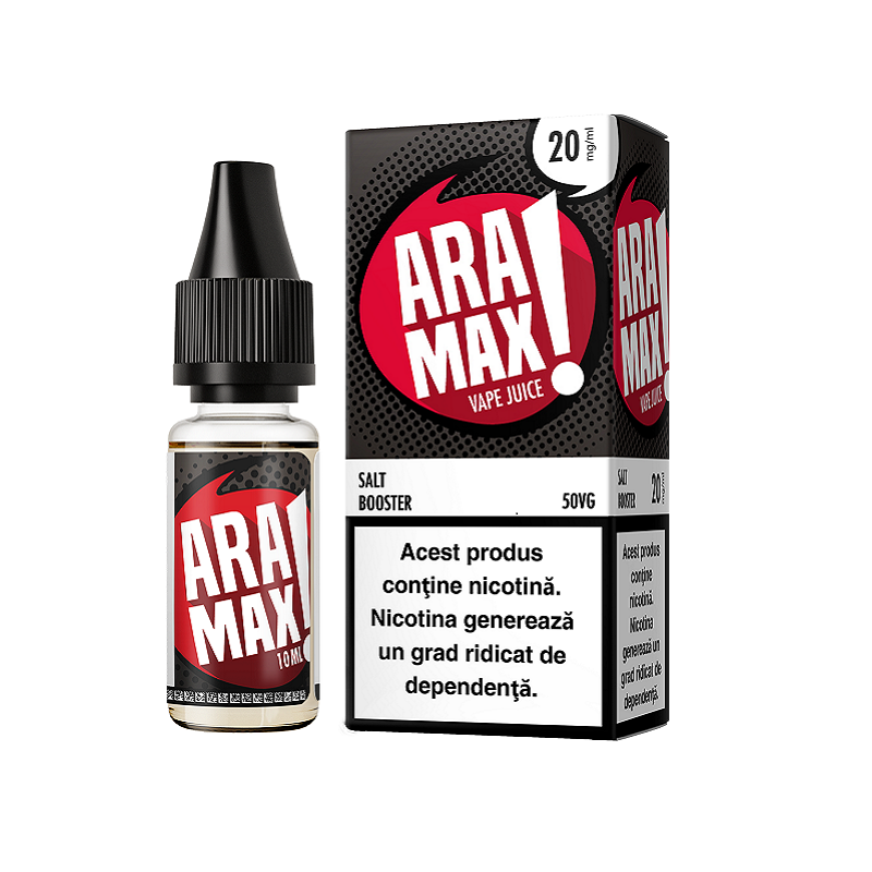 Shot Nicotina Aramax Booster 10ml - NicSalt - 50VG-50PG Shot Nicotina Aramax Booster 10ml - NicSalt - 50VG-50PG