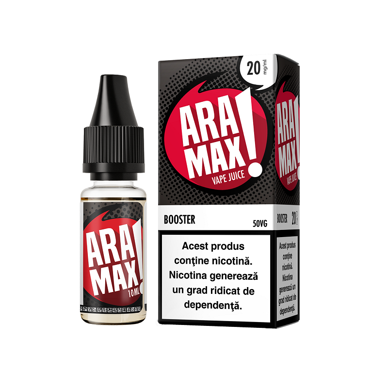 Shot Nicotina Aramax Booster 10ml - 20mg - 50VG-50PG Shot Nicotina Aramax Booster 10ml - 20mg - 50VG-50PG