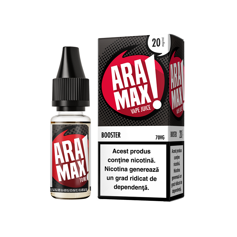 Shot Nicotina Aramax Booster 10ml - 20mg - 70VG-30PG Shot Nicotina Aramax Booster 10ml - 20mg - 70VG-30PG