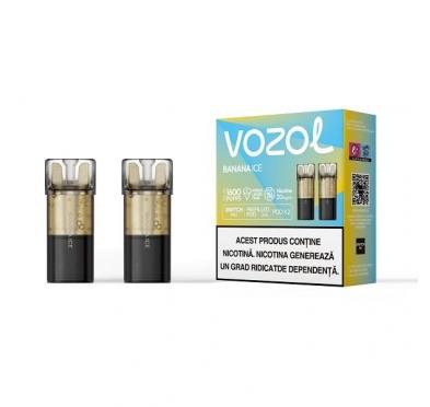 Set 2 cartuse Vozol Switch Pro 800 20mg - Banana Ice