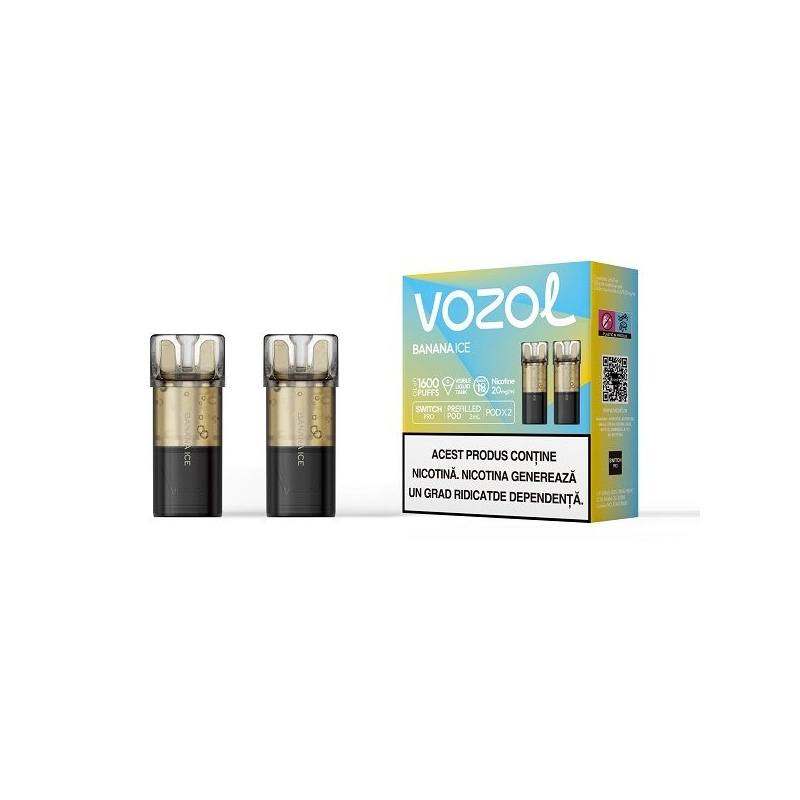 Set 2 cartuse Vozol Switch Pro 800 20mg - Banana Ice Set 2 cartuse Vozol Switch Pro 800 20mg - Banana Ice