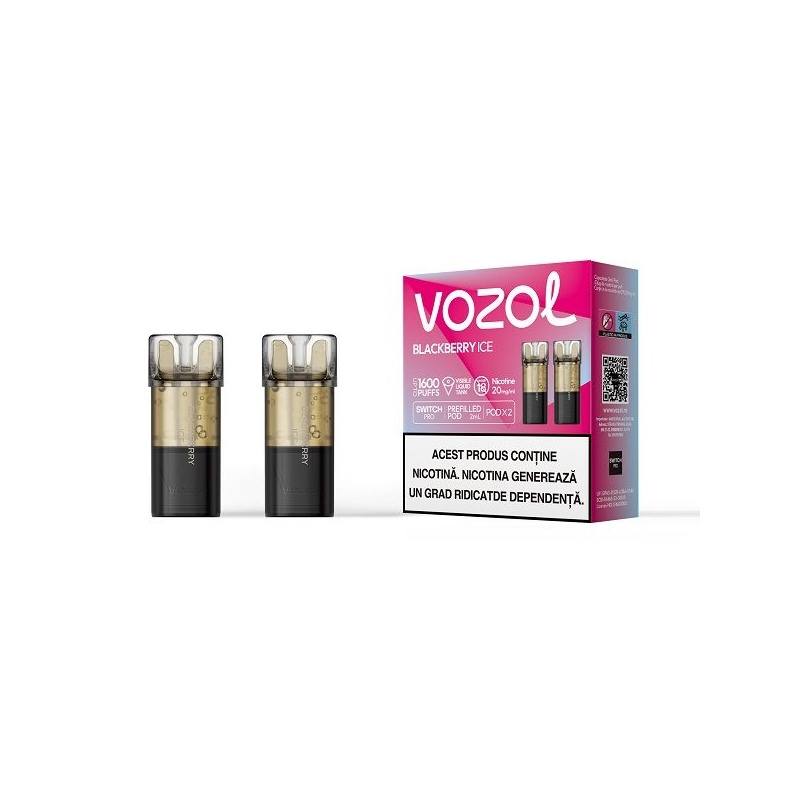Set 2 cartuse Vozol Switch Pro 800 20mg - Blackberry Ice