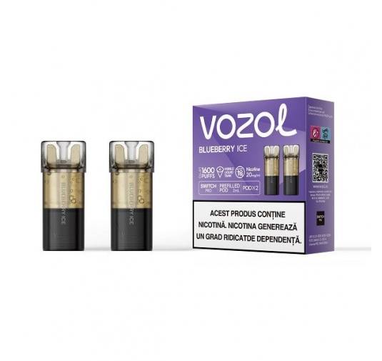 Set 2 cartuse Vozol Switch Pro 800 20mg - Blueberry ICE