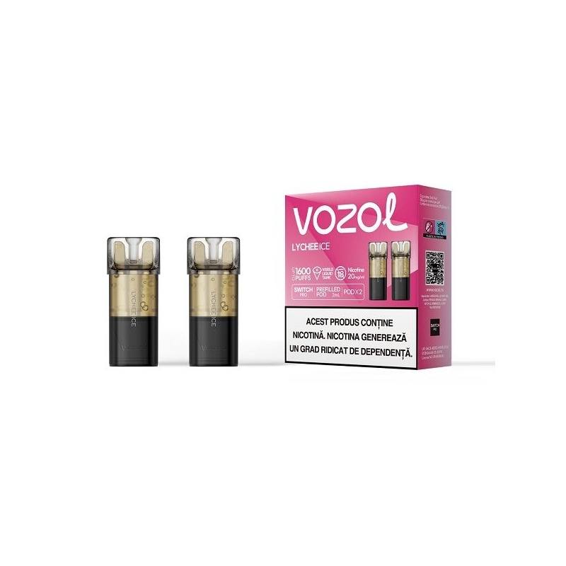 Set 2 cartuse Vozol Switch Pro 800 20mg - Lychee Ice Set 2 cartuse Vozol Switch Pro 800 20mg - Lychee Ice