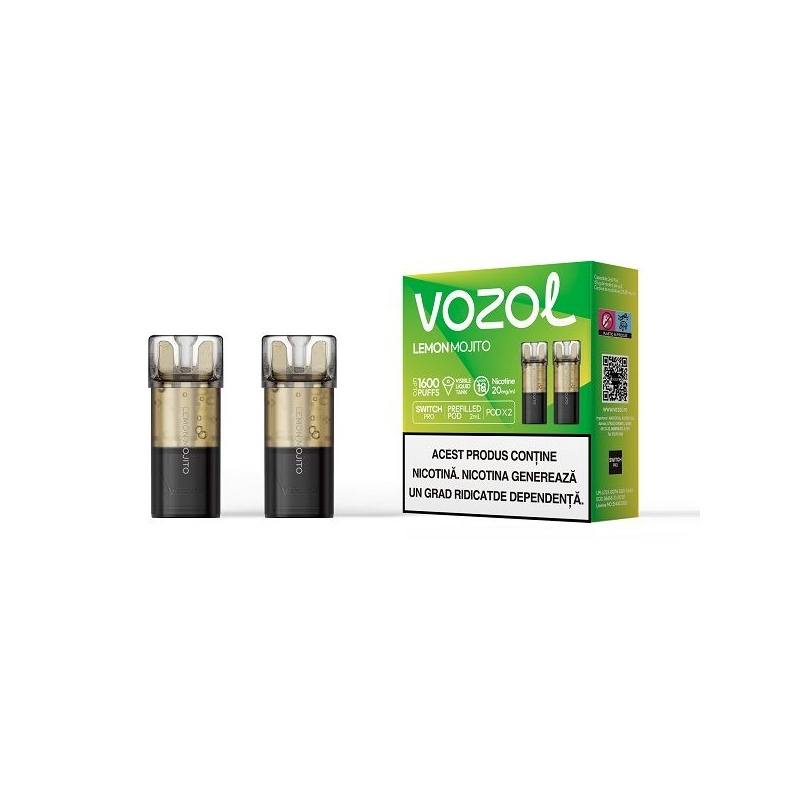 Set 2 cartuse Vozol Switch Pro 800 20mg - Lemon Mojito Set 2 cartuse Vozol Switch Pro 800 20mg - Lemon Mojito
