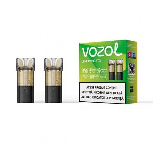Set 2 cartuse Vozol Switch Pro 800 20mg - Lemon Mojito