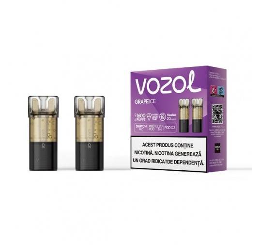 Set 2 cartuse Vozol Switch Pro 800 20mg - Grape ICE