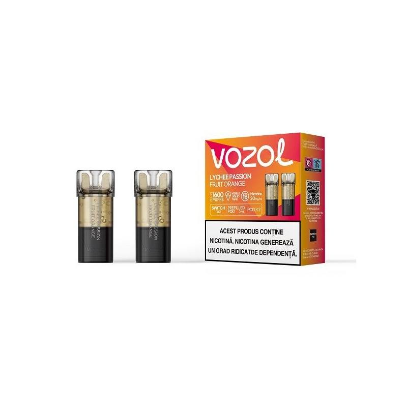 Set 2 cartuse Vozol Switch Pro 800 20mg - Lychee Passion Fruit Orange Set 2 cartuse Vozol Switch Pro 800 20mg - Lychee Passion Fruit Orange