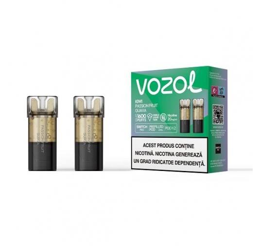 Set 2 cartuse Vozol Switch Pro 800 20mg - Kiwi Passion Fruit Guava