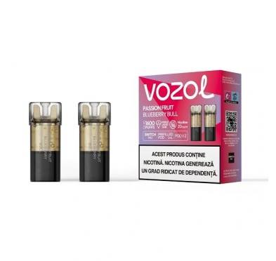 Set 2 cartuse Vozol Switch Pro 800 20mg - Passion Fruit Blueberry Bull
