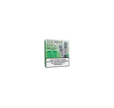 Set 2 cartuse Icewave E1 2ml 20mg - Mint