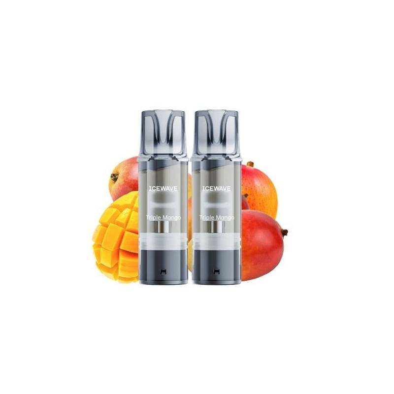 Set 2 cartuse Icewave E1 2ml 20mg - Triple Mango Set 2 cartuse Icewave E1 2ml 20mg - Triple Mango