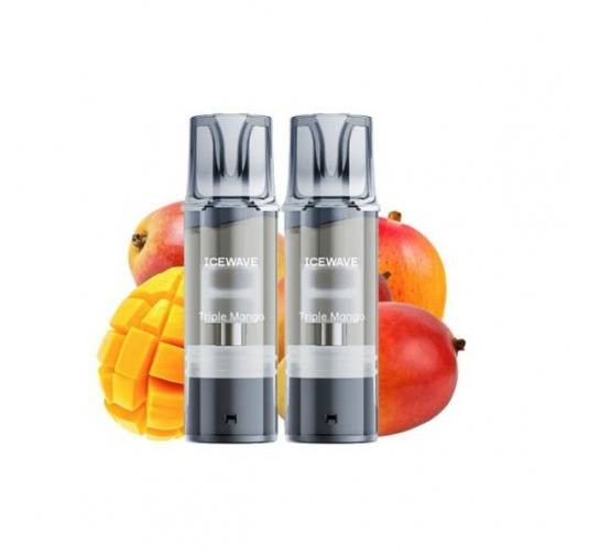 Set 2 cartuse Icewave E1 2ml 20mg - Triple Mango