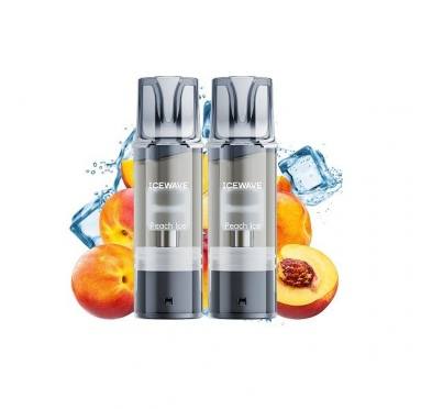 Set 2 cartuse Icewave E1 2ml 20mg - Peach Ice