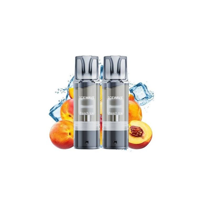 Set 2 cartuse Icewave E1 2ml 20mg - Peach Ice