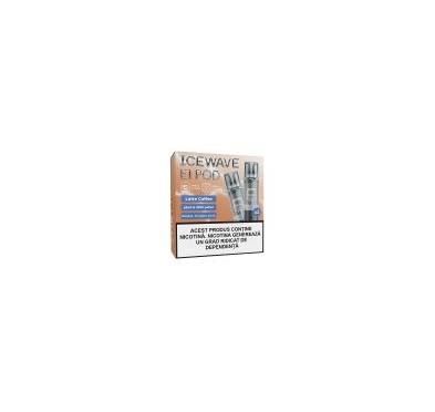 Set 2 cartuse Icewave E1 2ml 20mg - Latte Coffee