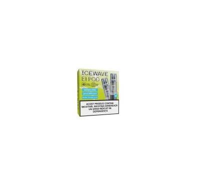 Set 2 cartuse Icewave E1 2ml 20mg - Lemon Lime
