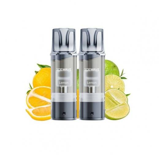 Set 2 cartuse Icewave E1 2ml 20mg - Lemon Lime