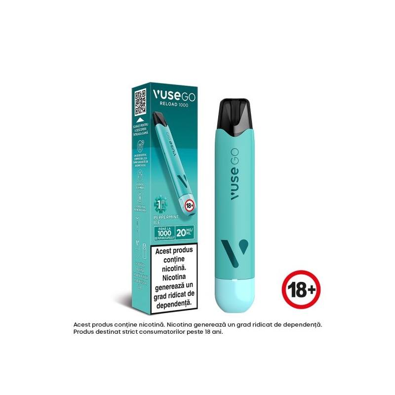 VUSE GO Reload 1000 PEN 20 mg - Peppermint Ice VUSE GO Reload 1000 PEN 20 mg - Peppermint Ice