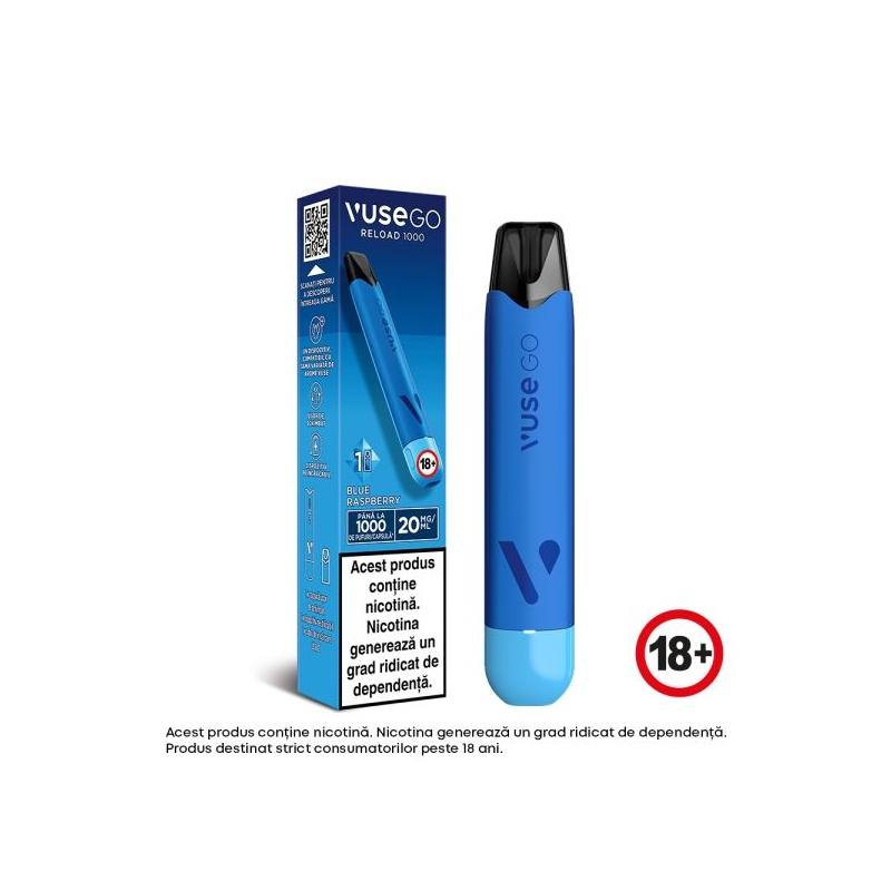 VUSE GO Reload 1000 PEN 20 mg - Blue Raspberry VUSE GO Reload 1000 PEN 20 mg - Blue Raspberry