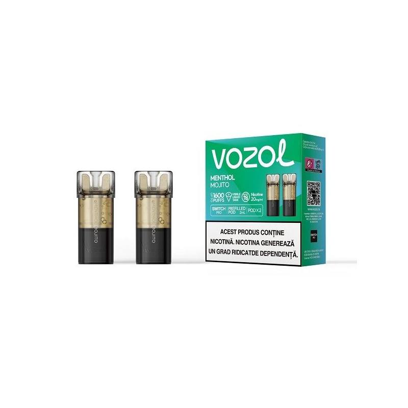 Set 2 cartuse Vozol Switch Pro 800 20mg - Menthol Mojito Set 2 cartuse Vozol Switch Pro 800 20mg - Menthol Mojito