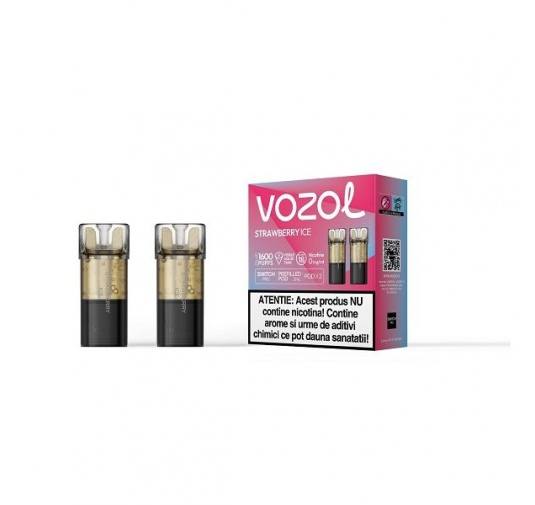 Set 2 cartuse Vozol Switch Pro 800 0mg - Strawberry Ice
