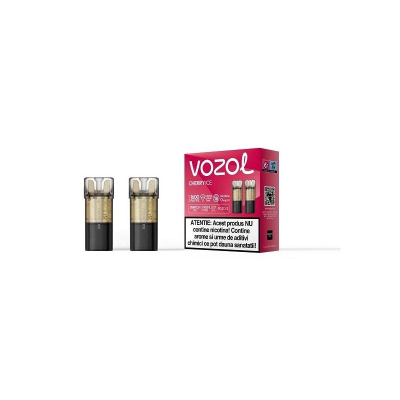 Set 2 cartuse Vozol Switch Pro 800 0mg - Cherry Ice Set 2 cartuse Vozol Switch Pro 800 0mg - Cherry Ice