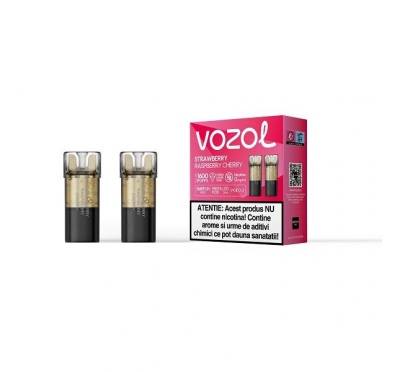 Set 2 cartuse Vozol Switch Pro 800 0mg - Strawberry Raspberry Cherry
