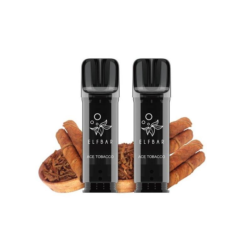 Set 2 cartuse Elf Bar Elfa Pro Pod - Ace Tobacco Set 2 cartuse Elf Bar Elfa Pro Pod - Ace Tobacco