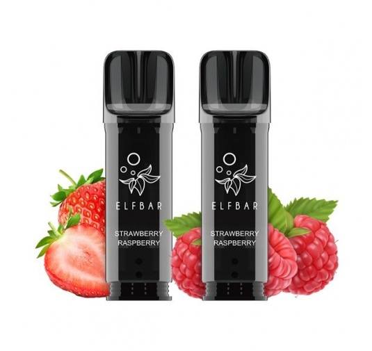 Set 2 cartuse Elf Bar Elfa Pro Pod - Strawberry Raspberry
