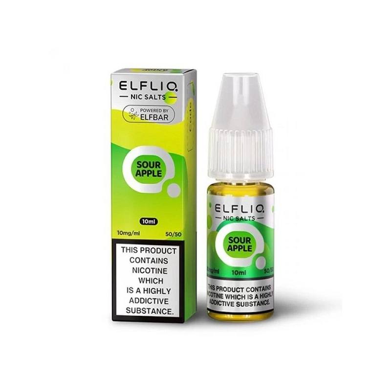 Lichid ELF BAR ElfLiq Salt 10ml 10mg - Sour Apple Lichid ELF BAR ElfLiq Salt 10ml 10mg - Sour Apple