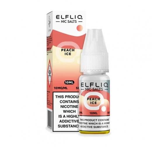 Lichid ELF BAR ElfLiq Salt 10ml 20mg - Peach Ice